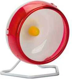 Beeztees hamsterwiel Silent Spinner rood 13 x 8 x 18 cm