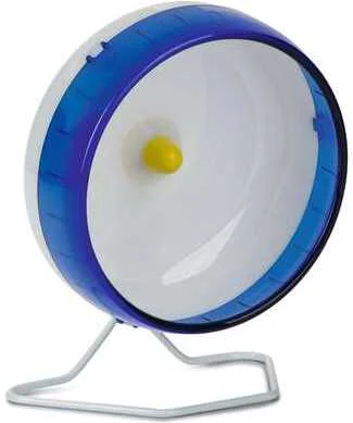 Beeztees hamsterwiel Silent Spinner blauw 18 x 9 x 25 cm
