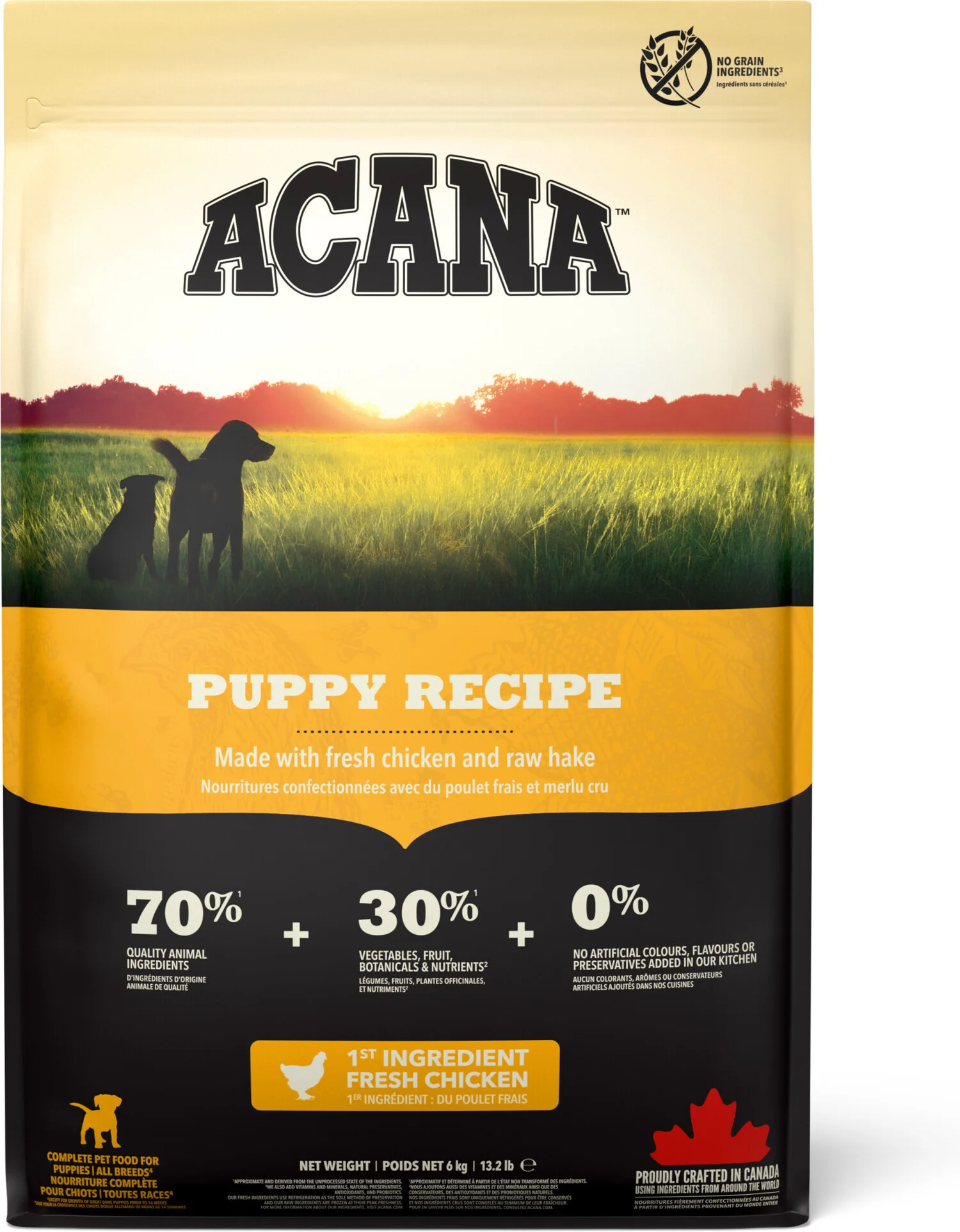 Acana hondenbrokken Puppy Recipe kip / vis 6 kg