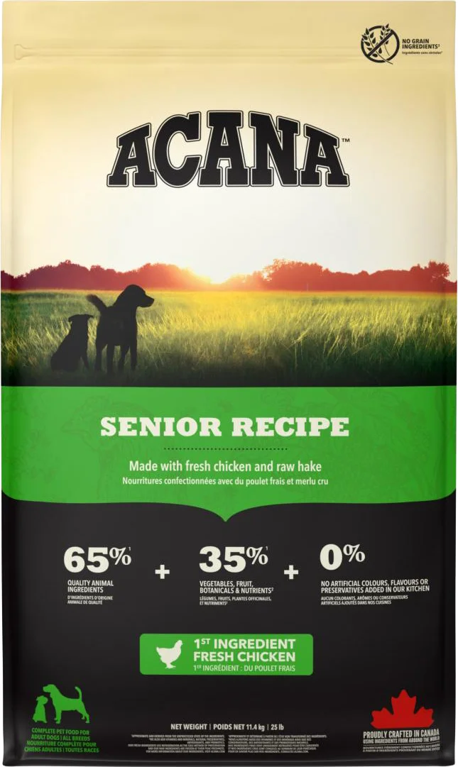 Acana hondenvoer Heritage senior kip 11,4 kg