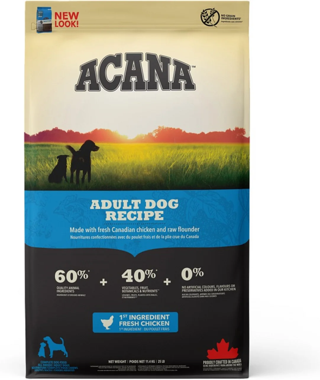 Acana hondenbrokken Heritage adult gevogelte 11,4 kg