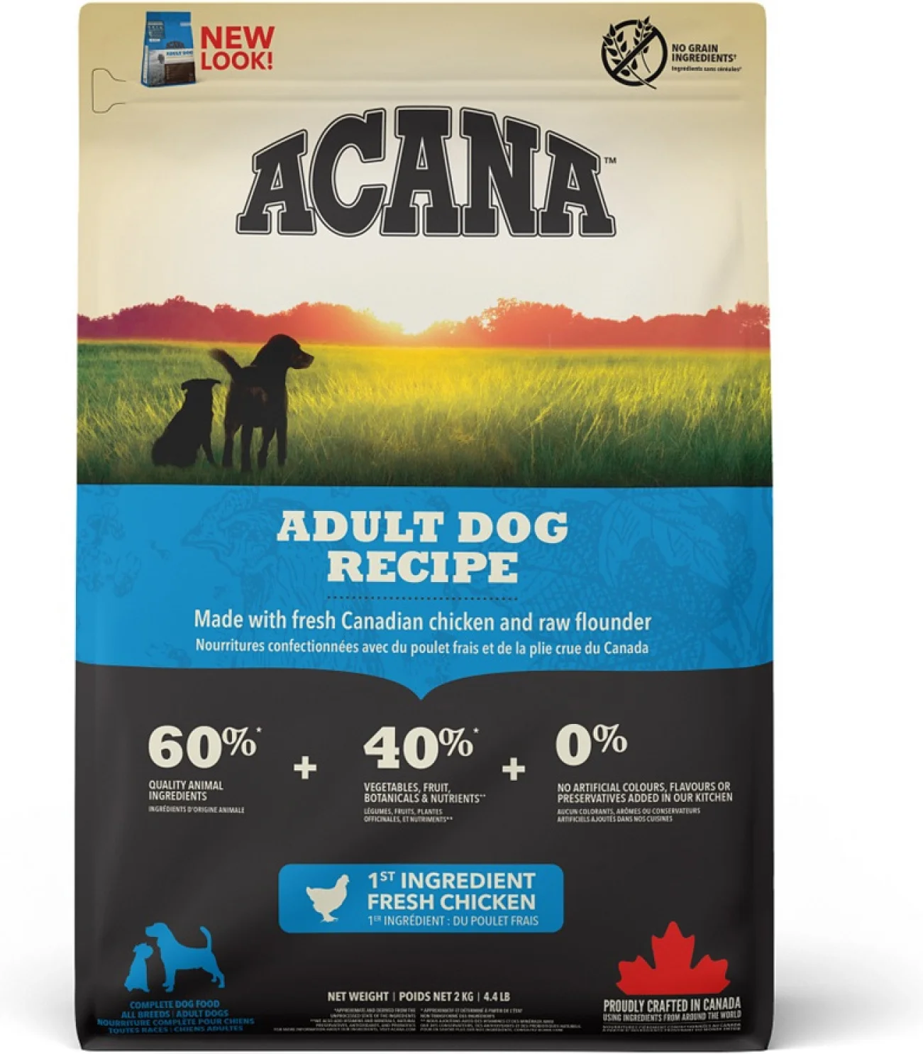 Acana hondenbrokken Heritage adult gevogelte 2 kg