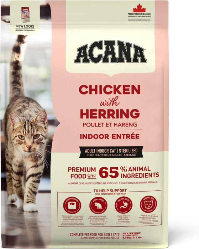 Acana kattenbrokken Indoor Entrée adult kalkoen en kip 4,5 kg