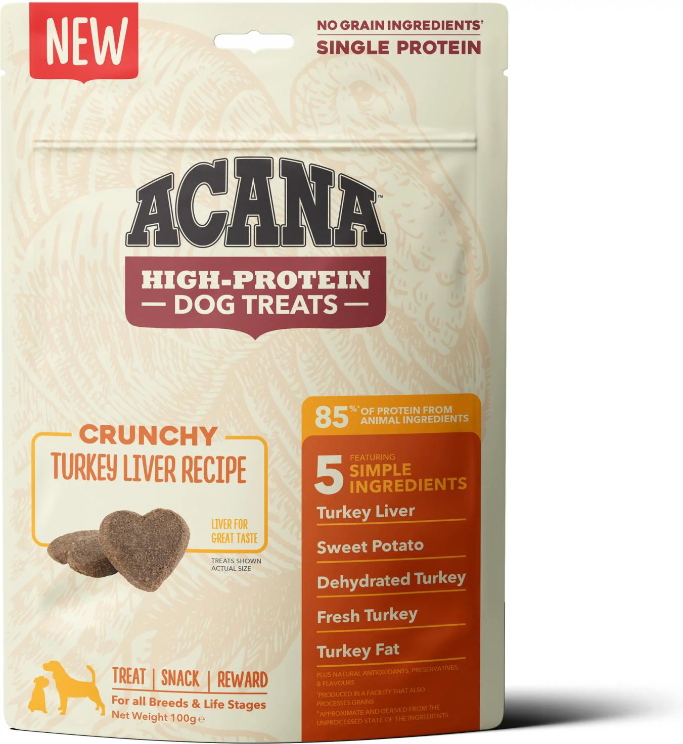 Acana hondenbrokken High-Protein gevogelte 100 g