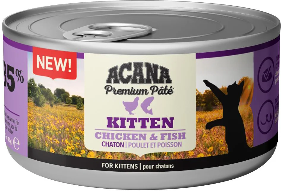 Acana natvoer Premium kitten kip / vis 85 gram