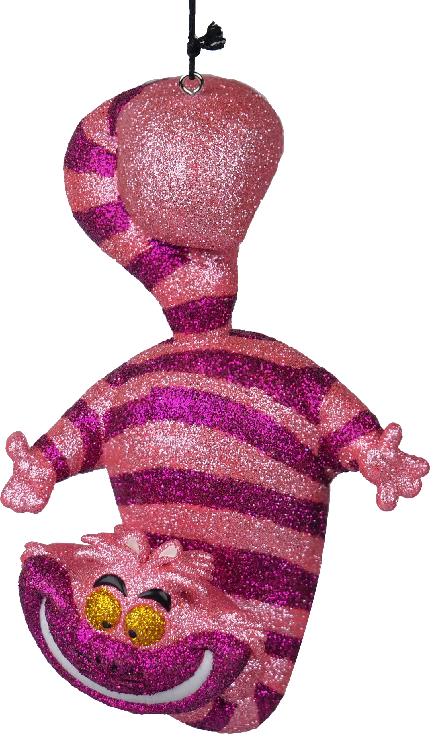 Disney kerst ornament Cheshire Cat roze 8 x 10 x 10 cm