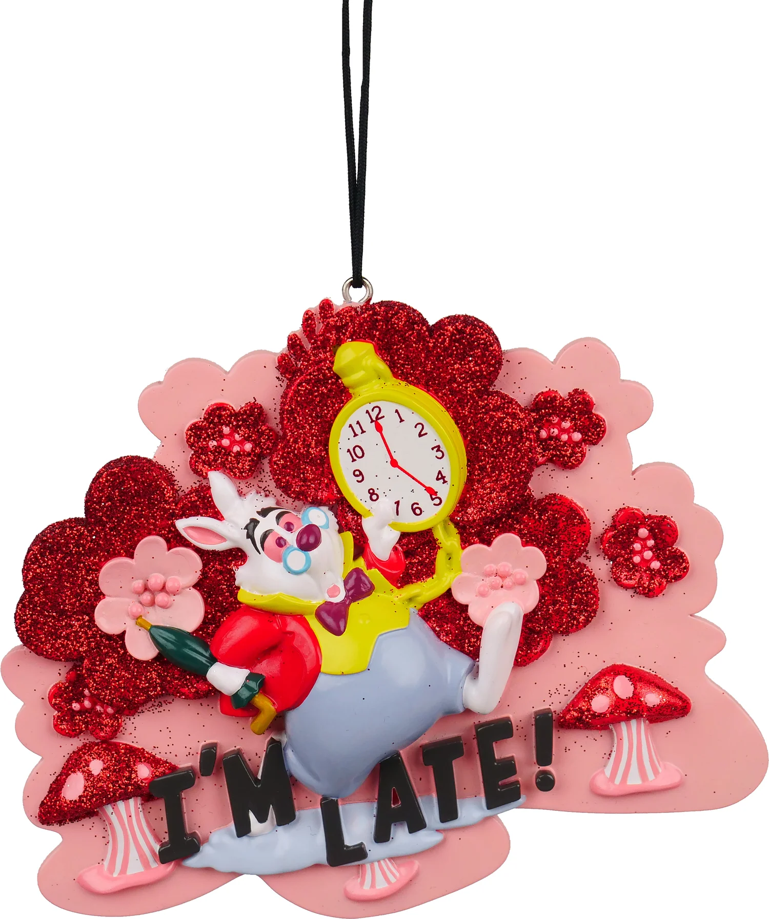 Disney kerst ornament Witte Konijn multi 12 x 2 x 10 cm