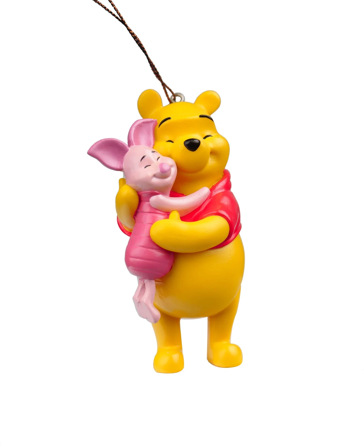 Disney kerst ornament Winnie de Poeh en Knorretje multi 6 x 5 x 10 cm