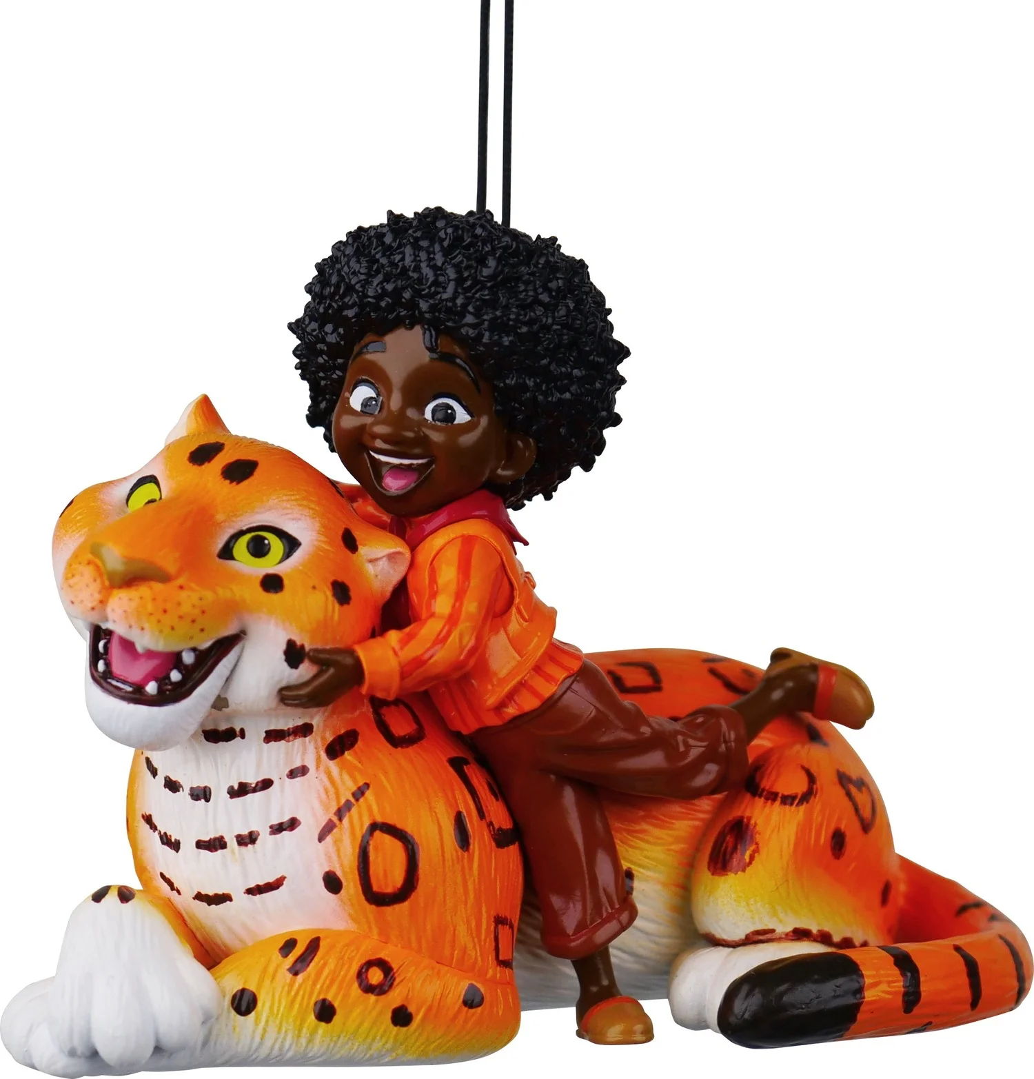 Disney kerst ornament Encanto Antonio oranje 4,5 x 6 x 9 cm