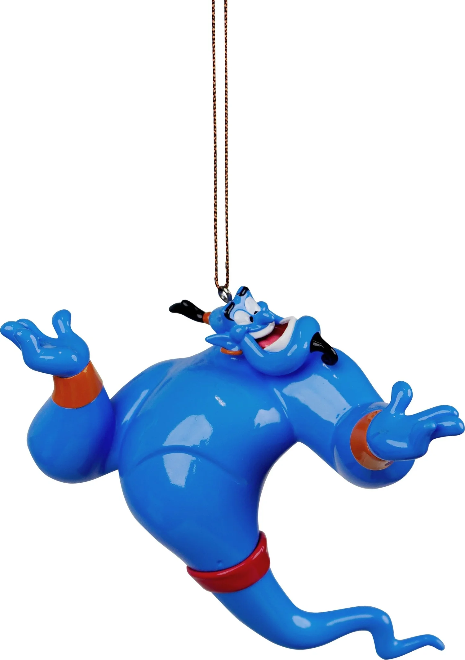 Disney kerst ornament Aladdin Geest blauw 4 x 5 x 11