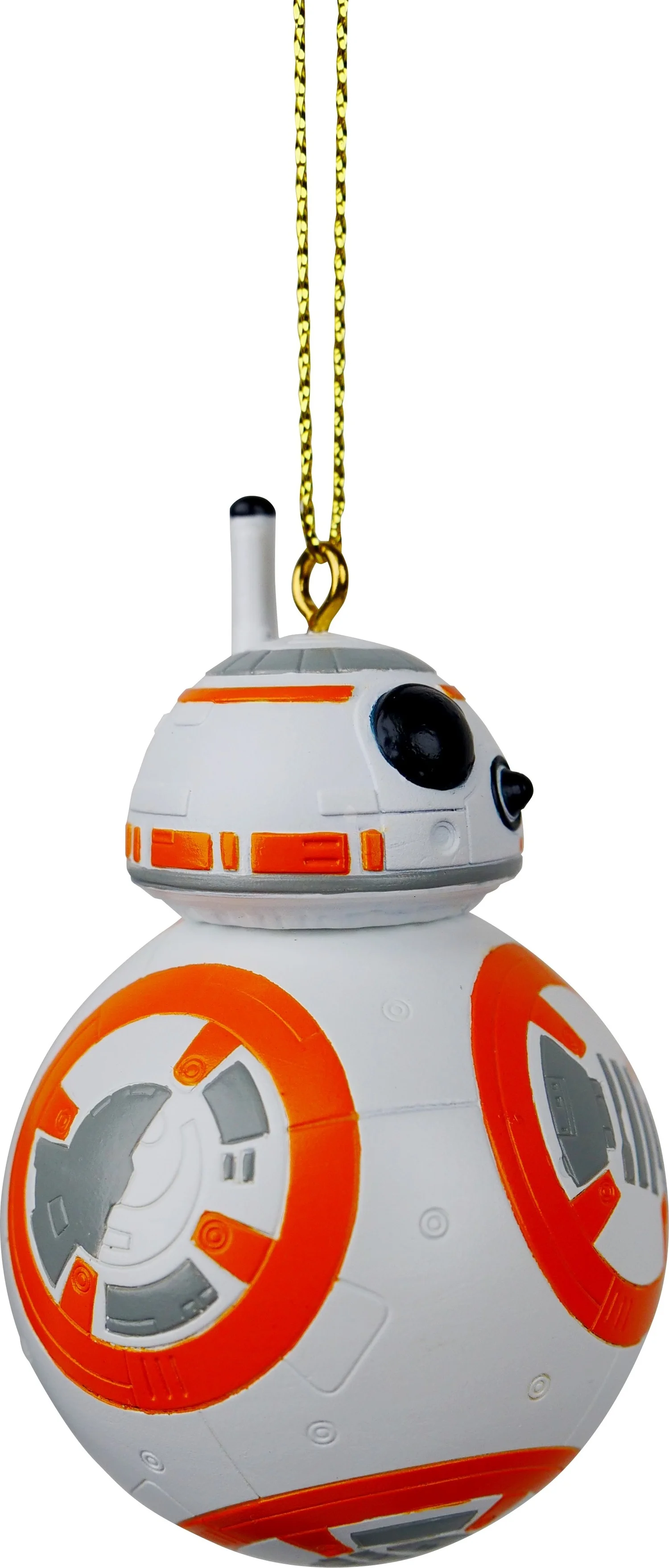 Disney kerst ornament Star Wars bb-8 grijs 5 x 5 x 17,6 cm