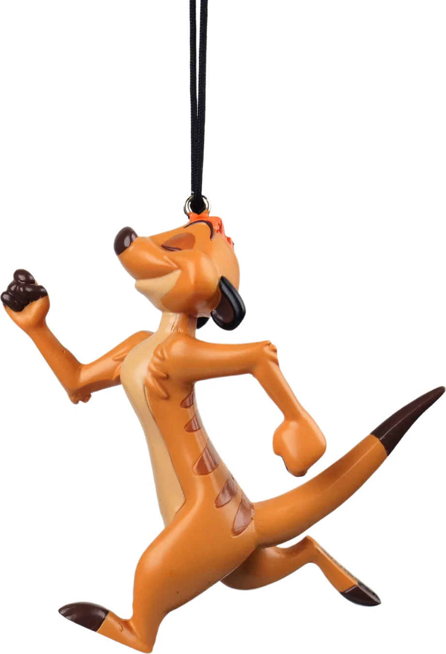 Disney kerst ornament Lion King Timon bruin 4 x 8 x 8 cm