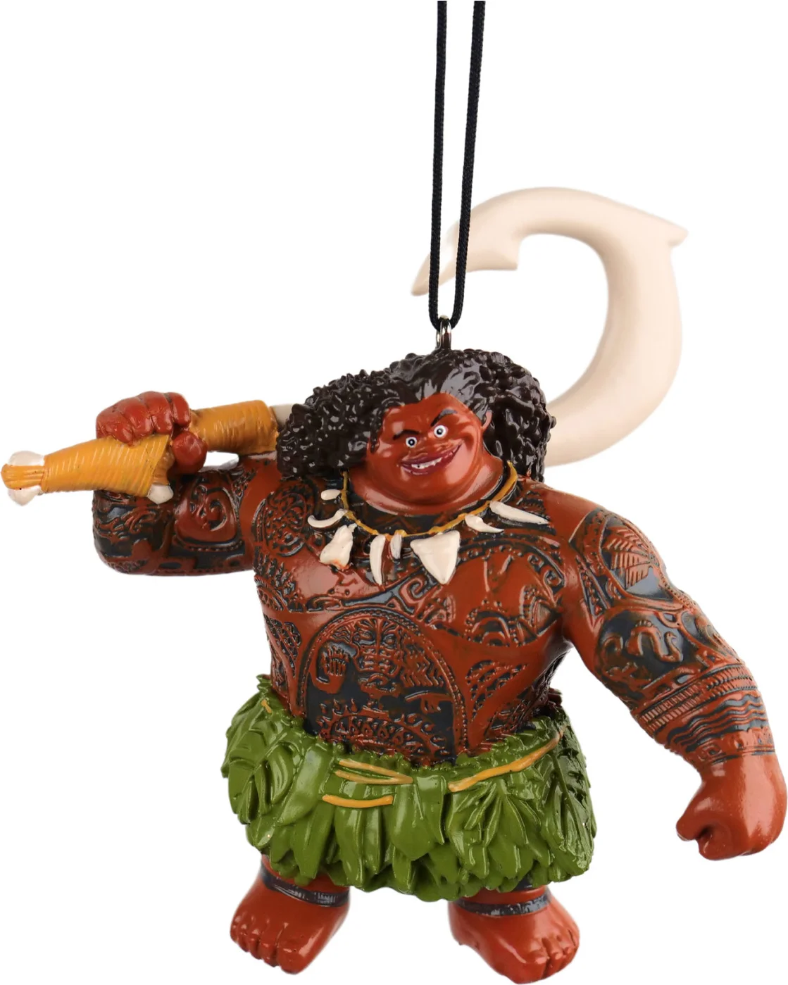 Disney kerst ornament Vaiana Maui groen 9 x 6 x 9 cm
