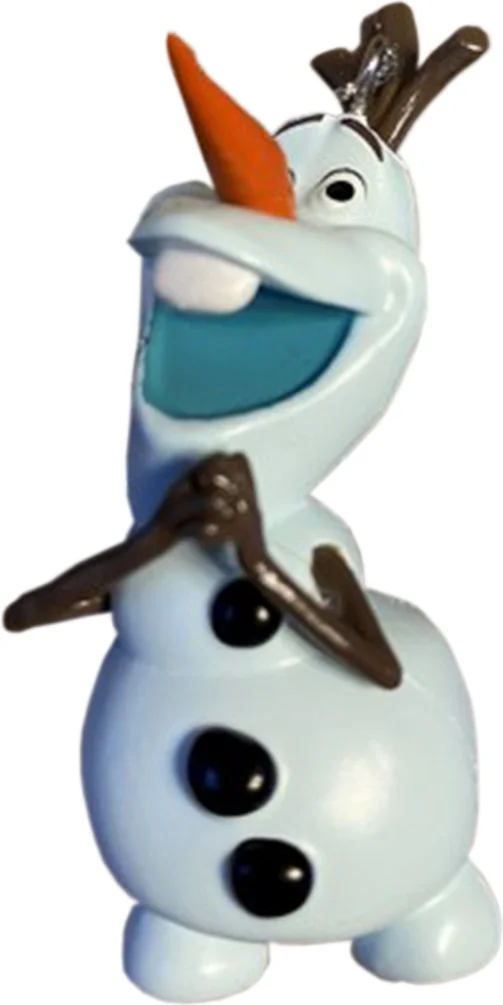 Disney kerst ornament Frozen Olaf wit 3 x 3,5 x 6,5 cm