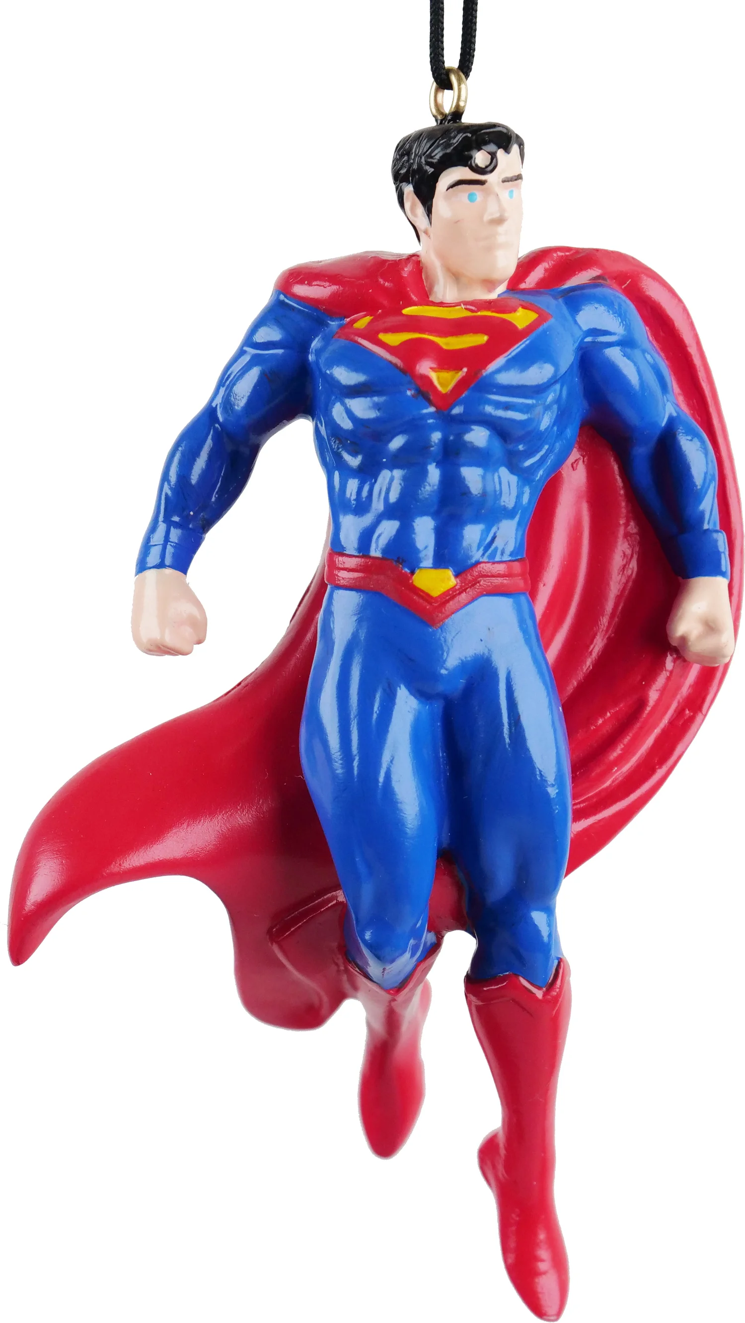 Disney kerst ornament DC Superman blauw 7 x 4 x 10 cm