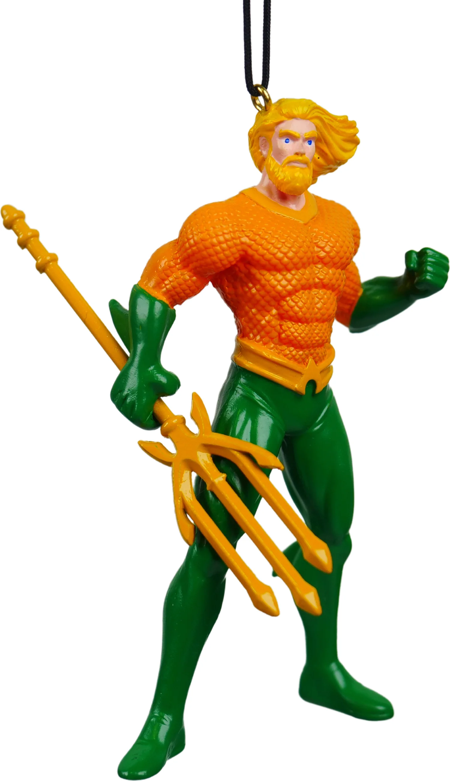 Disney kerst ornament DC Acquaman groen 7 x 4 x 10 cm