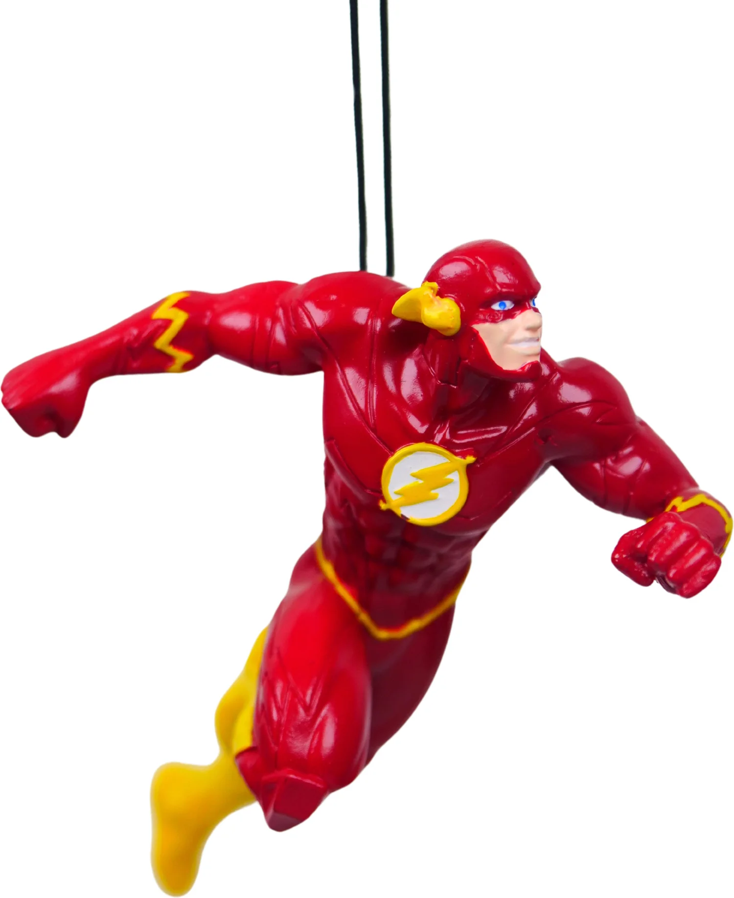Disney kerst ornament DC The Flash rood 8 x 4 x 12 cm