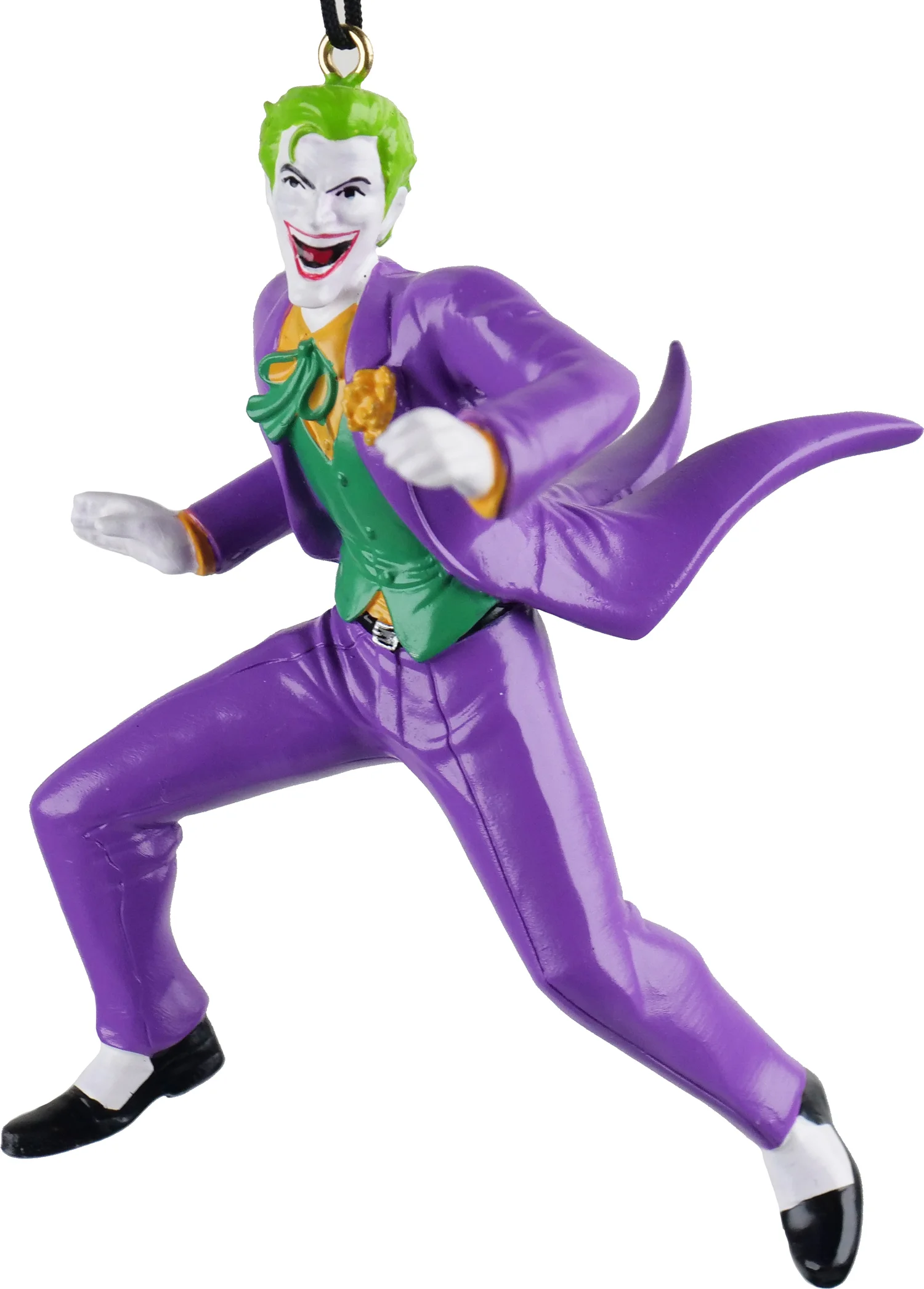 Disney kerst ornament DC The Joker paars 7 x 6 x 9 cm
