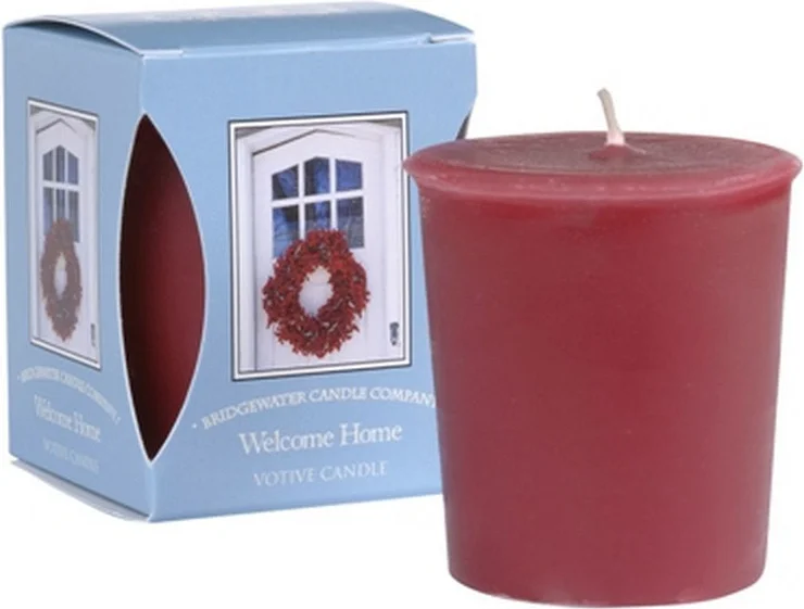 Bridgewater geurkaars Welcome Home rood 15 uur D 6 H 5 cm