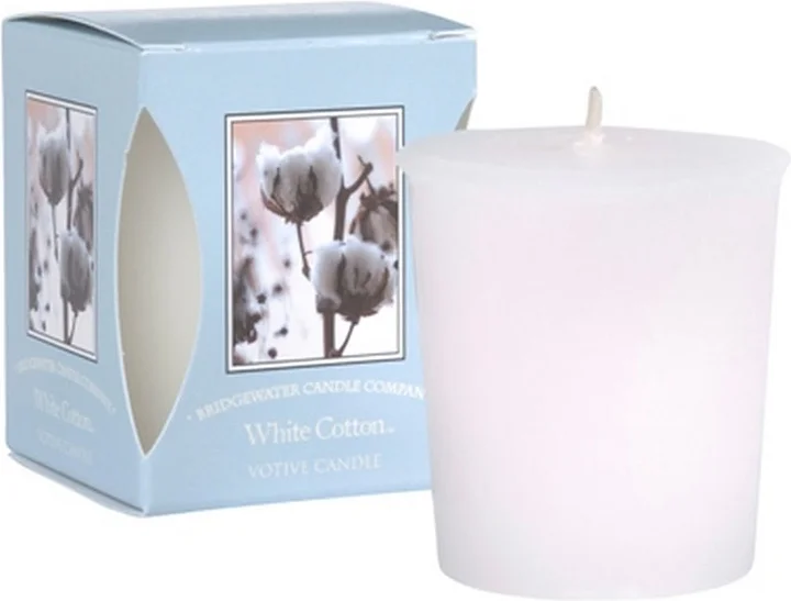 Bridgewater geurkaars white cotton