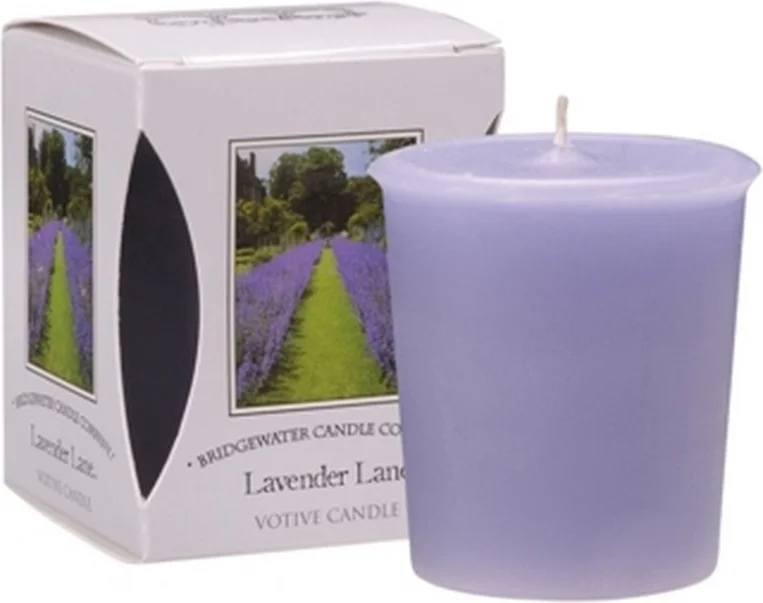 Bridgewater geurkaars Lavender Lane paars 15 uur D 6 H 5 cm