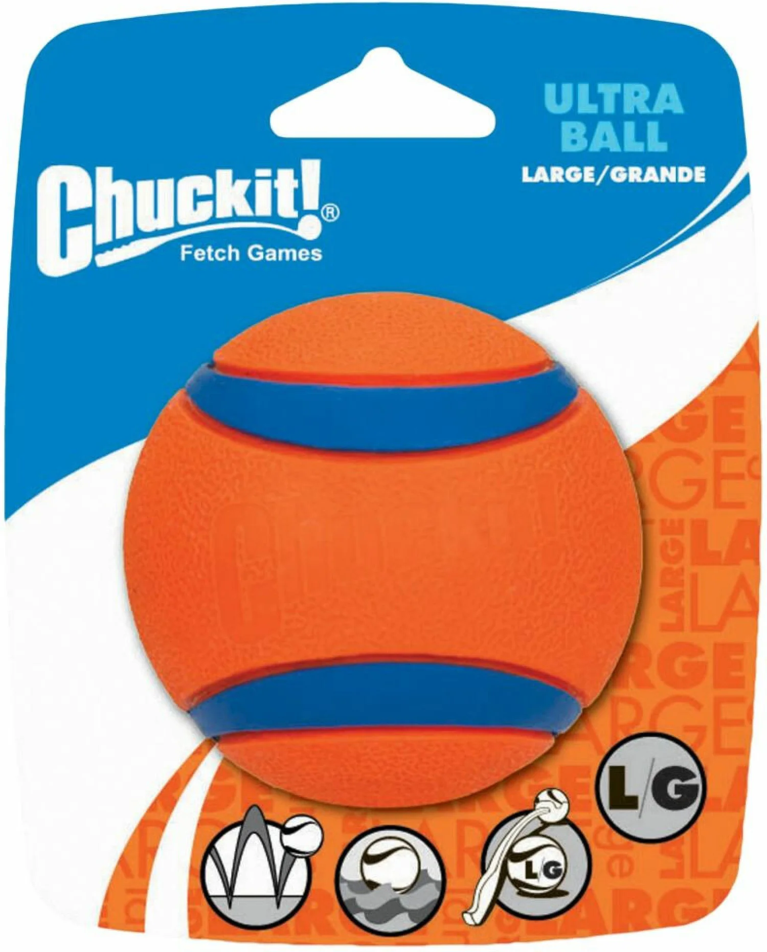 Chuckit! hondenspeelgoed bal Ultra D 7 cm
