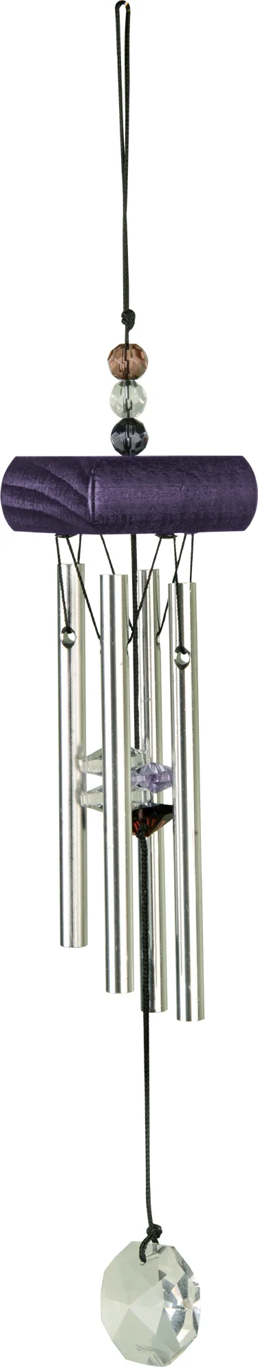 Art Bizniz windgong kristal paars 3 x 3 x 27 cm
