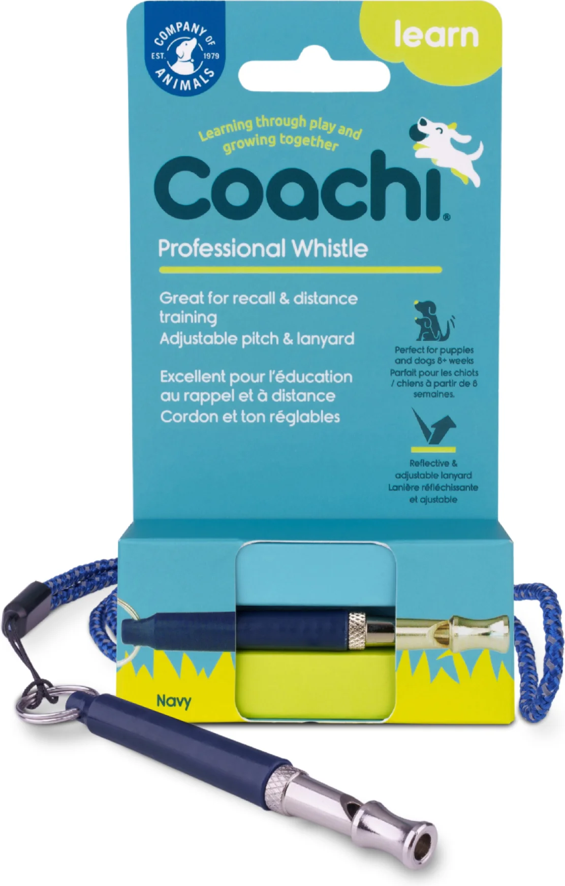 Coachi hondenspeelgoed training fluit pro D 1 H 9 cm