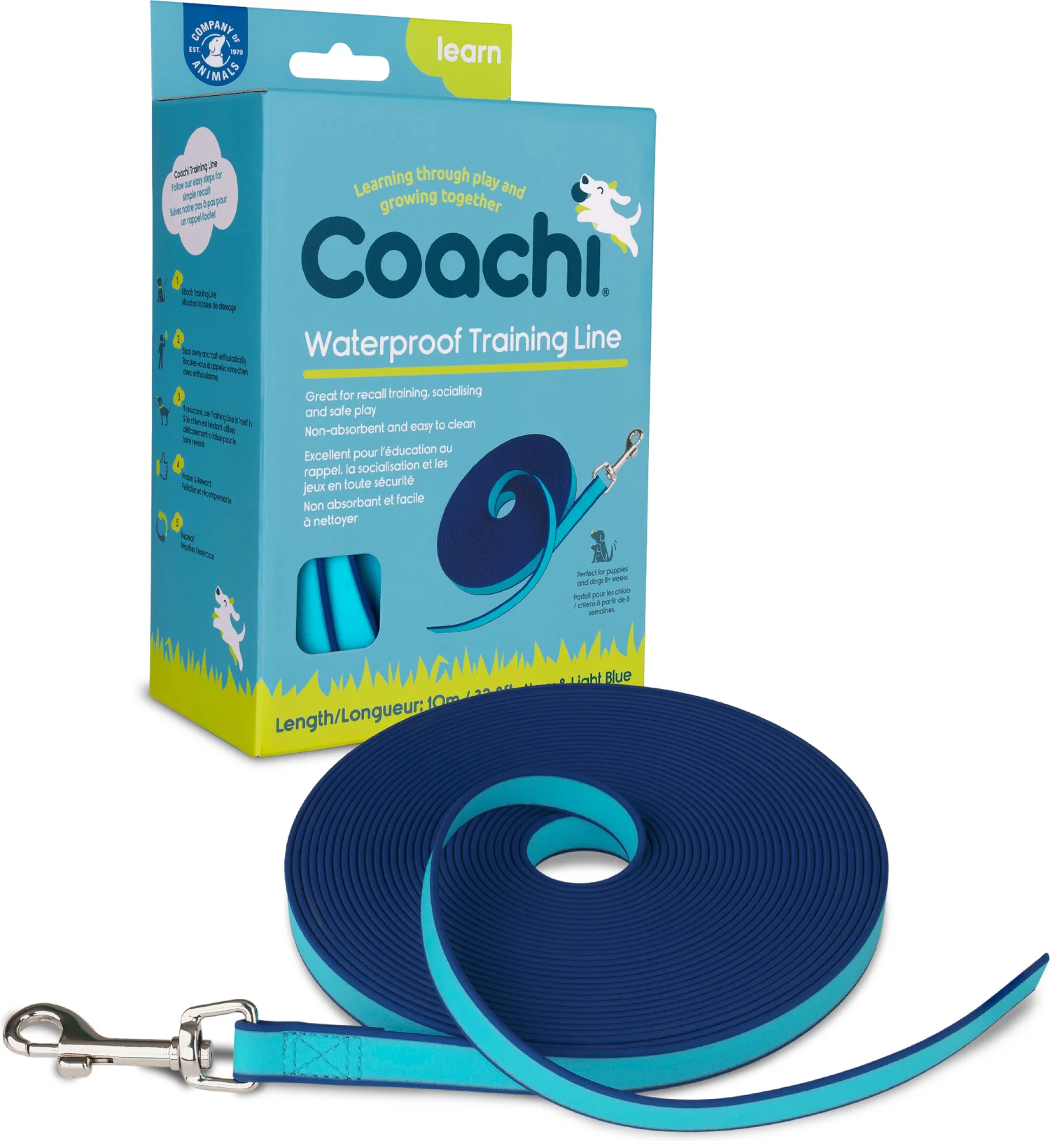 Coachi trainingslijn blauw 10 m