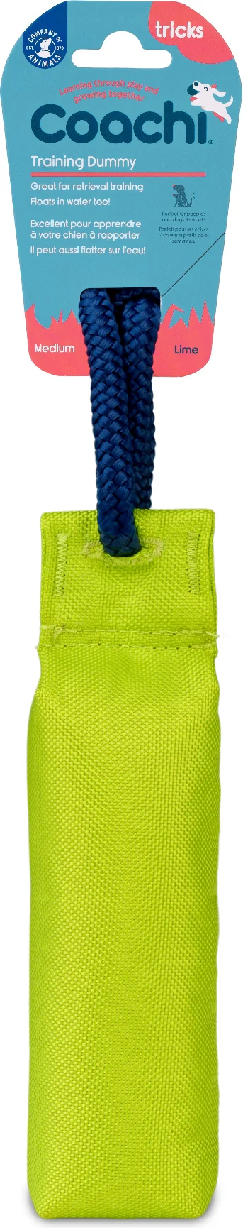 Coachi hondenspeelgoed training dummy 22 x 10 x 10 cm