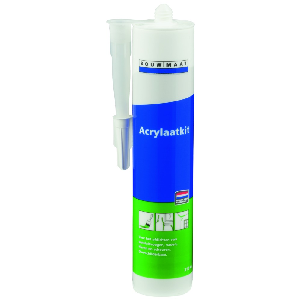 Bouwmaat Acrylaatkit Wit 310ml