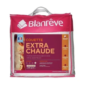 Extra warm dekbed van microvezel BLANREVE – 140 x 200 cm – Wit