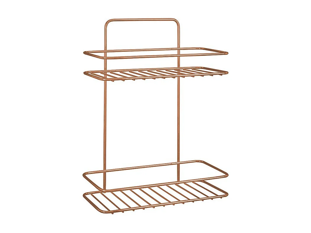 Étagère 2 Niveaus REFLEX COPPER Metaltex 26cm