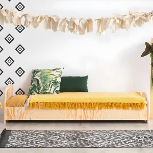90×190 bed inclusief lattenbodem Eléa Bois