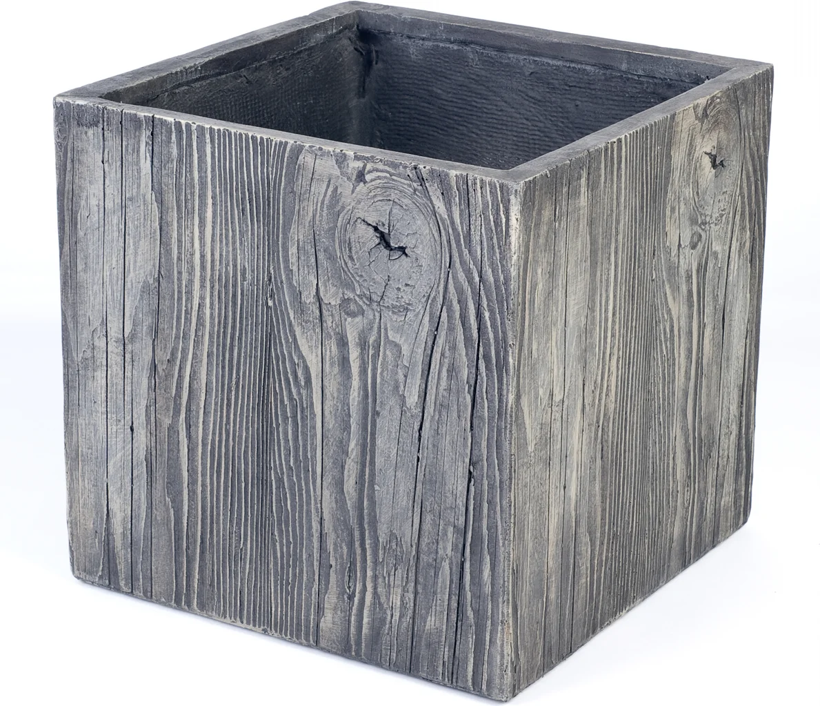 Bak kubus Wood 37 x 37 x 35 cm grafiet