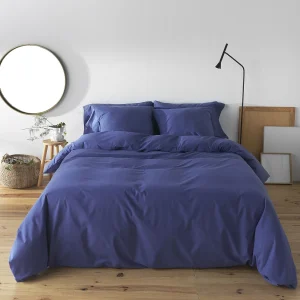 Duvet cover Liso Blue bed 120 cm – 200×200 cm, 200 thread count cotton