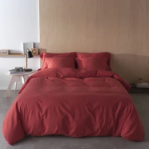 Duvet cover Liso Coral bed 120 cm – 200×200 cm, 200 thread count cotton