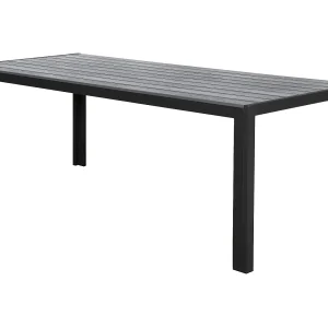 Fall tuintafel, 205 cm zwart/grijs.
