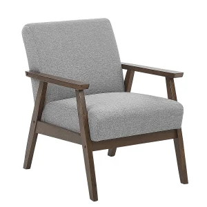 Fauteuil stof grijs ASNES Fauteuil stof grijs ASNES