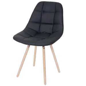 Eetkamerstoel MCW-A60 II, kunstleder zwart Eetkamerstoel MCW-A60 II, kunstleder zwart