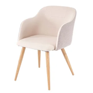 Eetkamerstoel MCW-D71, crème-beige Eetkamerstoel MCW-D71, crème-beige