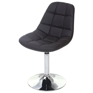 Eetkamerstoel MCW-A60, kunstleer bruin, chromen onderstel Eetkamerstoel MCW-A60, kunstleer bruin, chromen onderstel