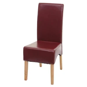 Eetkamerstoel Crotone, rood, lichte poten Eetkamerstoel Crotone, rood, lichte poten