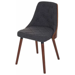 Eetkamerstoel MCW-A75, stof/textiel grijs Eetkamerstoel MCW-A75, stof/textiel grijs