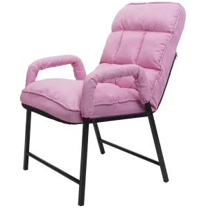 Eetkamerstoel MCW-K40, stof/textiel roze Eetkamerstoel MCW-K40, stof/textiel roze