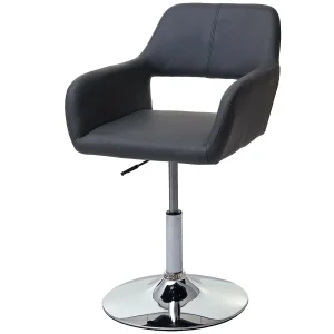 Eetkamerstoel MCW-A50 III, grijs, voet chroom Eetkamerstoel MCW-A50 III, grijs, voet chroom