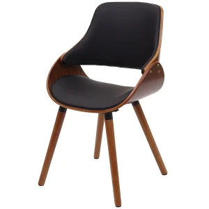 Eetkamerstoel MCW-D23, kunstleer zwart Eetkamerstoel MCW-D23, kunstleer zwart