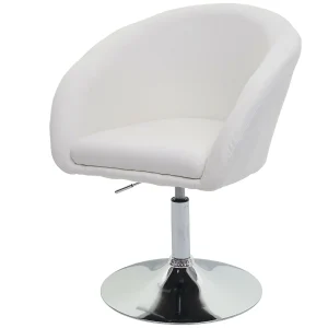 Eetkamerstoel MCW-F19, Stof/Textiel crème-wit Eetkamerstoel MCW-F19, Stof/Textiel crème-wit