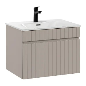 Enkele wastafel 60cm Zelie Kasjmier
