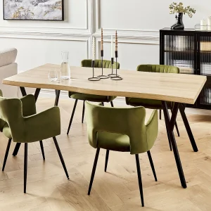 Eettafel ALTON Lichtbruin 180 cm 90 cm Eettafel ALTON Lichtbruin 180 cm 90 cm